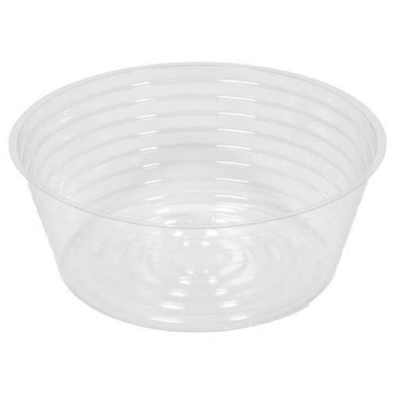 Midwest DL10 10" Clear Vinyl Deep Plant Planter Saucer Liner - Quantity of 25