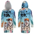 thumbnail image 3 of Best Alaskan Malamute Dad Ever Happy Father's Day All Over Print 3D Hooded Duffle Toggle Coat Alaska Mal Dog Lovers Gifts - 02006, 3 of 6