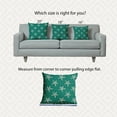 thumbnail image 6 of 18" x 18" Simply Daisy Starfish Indoor/Outdoor Pillow, Kelly Green Qty 1, 6 of 6