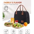 thumbnail image 4 of Bolsa para el almuerzo Bolsa para el almuerzo con aislamiento Bolsa para el almuerzo Bolsa portátil para el almuerzo Bolsa para el almuerzo/picnic/escuela/oficina, 12l,11 Feliz Sencillez, 4 of 5