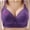Purple, variant on LSLJS Wireless Bras for Women No Underwire Plus Size Push up Bras Trendy Comfy Solid Color Butterfly Printed Lingerie, Gifts for Women