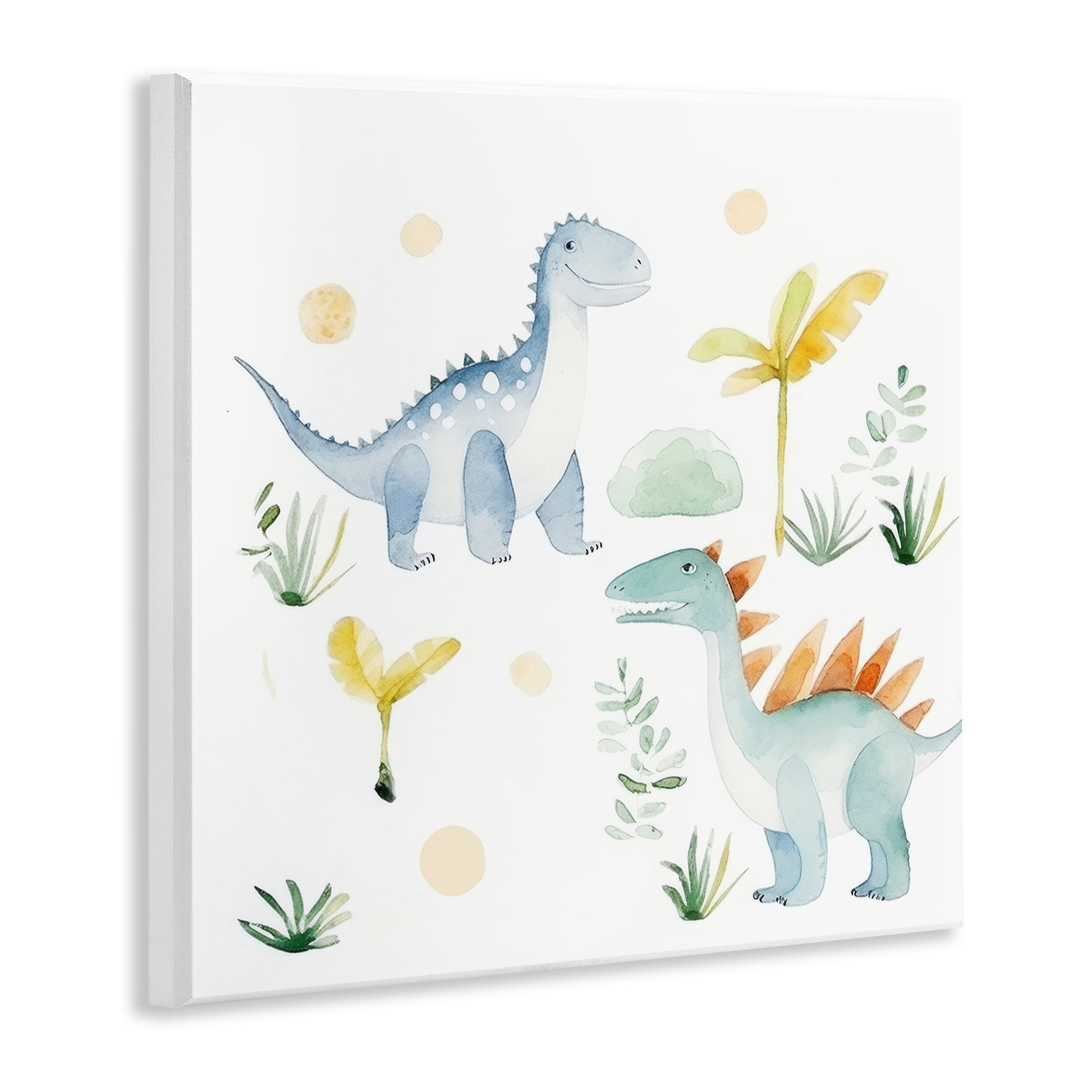Stupell Industries Dino Wonderland Friends Wall Plaque Art, design by Lazar Studio
