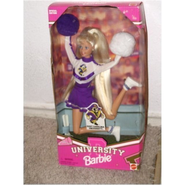 East Carolina University Barbie Cheerleader - Walmart.com