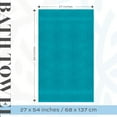 thumbnail image 3 of White Classic Luxury Bath Towels Large Pack of 4, Hotel Quality Bathroom Towel 27 x 54 Set, Aqua Shower Cotton Towels 4 Pack, Large Thick Plush Bath Towels 700 Gsm For Body, Hair, Pool, Turquoise, 3 of 9