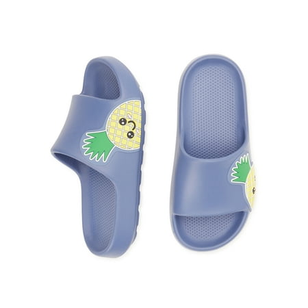 

Wonder Nation Little Girls and Big Girls Icon Eva Slide Sandals Sizes 13/1-4/5