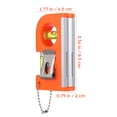 thumbnail image 2 of AURARMLET 2Pcs Mini Level Measurement Tool High Precision ABS and Aluminum for Professionals, 2 of 6