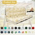 thumbnail image 2 of Porch Swing Cushion Thicken 4", 63" Swing Cushions 2-3 Seater Replacement, Waterproof Bench Cushions with Backrest, Anti-Fading Patio Swing Chair Pads for Outdoor Garden Furniture, 2 of 6