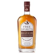Free Spirits Non-Alcoholic Bourbon Spirit - Award Winning Whiskey Alternative - Low Calorie, Vegan, Gluten-Free with B-Vitamins - Natural Ingredients for Delicious Cocktails - 750 ml Bottle