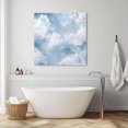 thumbnail image 3 of Wall Art Painting on Canvas, Cloud Gradient Natural Landscape Scenery Canvas Art Home Prints Wall Art Framed Modern Artwork for Living Room Bedroom Wall Decor 16x16in, 3 of 9