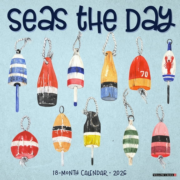 Seas the Day 2026 Wall Calendar, (Paperback)