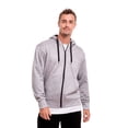 thumbnail image 3 of Mens Active Hoodies Full-Zip Midweight Hooded Men’s Sweatshirt with Pockets, 3 of 7