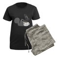 thumbnail image 5 of CafePress - Coffee Squirrel Women's Dark Pajamas - Women's Short Sleeve Print T-Shirt and Pants Dark Cotton Pajama Set, 5 of 7