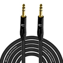 Coluber Cable Balanced TRS Cable 1/4 Male to Male Connector 75ft - 6.35mm