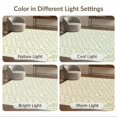 thumbnail image 7 of ODIKA 9'x12' Washable Area Rug Low Pile, Flatwoven, Entry Botanical Trellis Farmhouse Lattice Trailing Vine Door Flowing Dynamic for Great Room, Indoor Concept, Large Living, 7 of 7