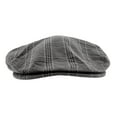 thumbnail image 5 of Dolce & Gabbana  Dark Grey Plaid Vintage Flat Cap-58 for mens, 5 of 5
