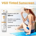 thumbnail image 2 of Protector solar VGO Tinted Sun Essence Face SPF 50 50 ml/50 g, 2 of 9