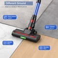 thumbnail image 6 of MOOSOO Cordless Stick Vacuum, Lightweight Powerful Cleaner for Hard Floor Carpet Pet Hair, 6 of 10