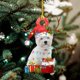 thumbnail image 5 of Adorno de perro de Navidad, letrero colgante de árbol de Navidad de perro lindo de madera, decoraciones de estatuas, figuras de bolas irrompibles de Navidad, decoración, esculturas colgantes de, 5 of 7