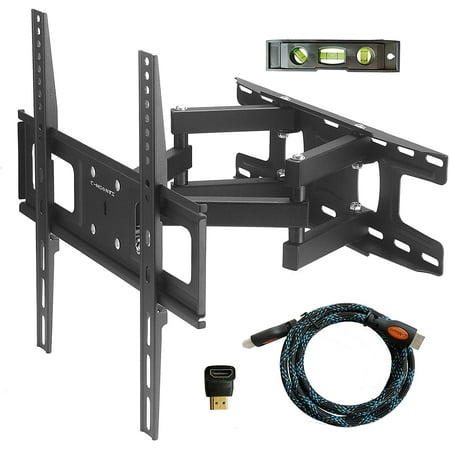 C-mounts TV Wall Mount Bracket with Full Motion Articulating Dual Arm ...