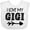 AA-White, variant on Inktastic I Love My Gigi with Arrow Boys or Girls Baby Bib