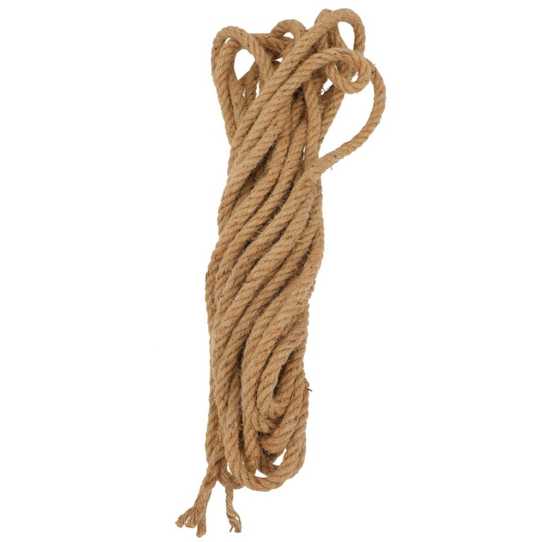 100pcs Natural Jute Twine Burlap String Florists 8inch Woven Ropes Hemp  Rope For Tag/Party Wedding