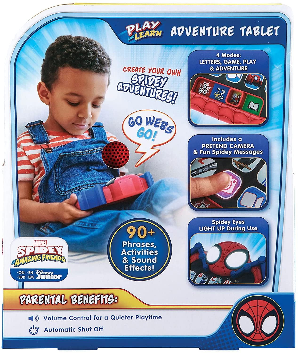 eKids Spidey and His Amazing Friends Play and Learn Adventure Tablet For Kids