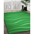 thumbnail image 3 of Ahgly Company Machine Washable Indoor Rectangle Transitional Green Area Rugs, 2' x 5', 3 of 7