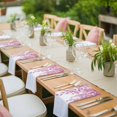thumbnail image 4 of Cloth Napkins Set of 2 - 20x20 Inches, Pink Eucalyptus Leaves Washable Reusable Table Napkins, Spring Botanical Leaf Branches Soft & Absortbent Dining Napkin for Party Wedding Hotel Restaurant, 4 of 8