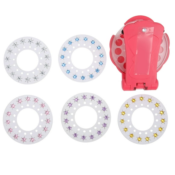 Máquina de pasta de cristal, gemas Blingers, juego de simulación, máquina de pelo, juguete, herramienta de decoración del cabello, diseño exquisito