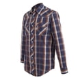 thumbnail image 3 of Camisa Vaquera Wrangler Hombre Manga Larga G42 azul marino EG, 3 of 6