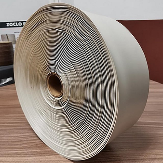zoclo vinílico beige de 25 m