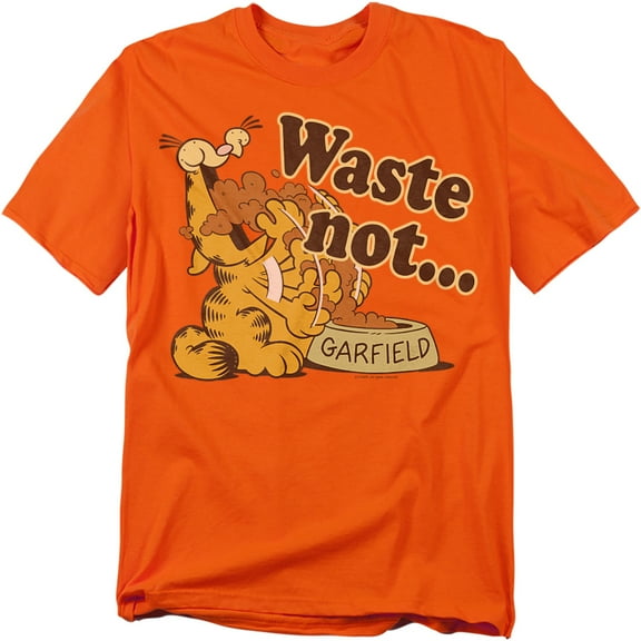 Garfield T-Shirt Waste Not Unisex Graphic Tee For Men & Women