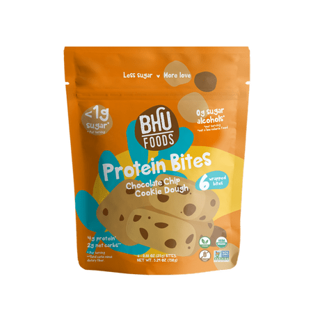 Bhu Foods Protein Bites Chocolate Chip Cookie Dough