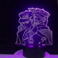 thumbnail image 1 of 3d Optical Illusion Lamp Jotaro Star Platinum Led Anime Lamp Jojo S Bizarre, 1 of 4