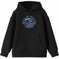 thumbnail image 4 of Gulf of Mexico Forever Vintage Skeleton Youth Black Long Sleee Hoodie-Medium, 4 of 6