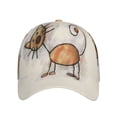 thumbnail image 2 of Fotbe Brown Cat Cartoon Baseball Cap, Brown Cat Cartoon Print Dad Hat,Outdoor Hat,Adjustable Sports Cap, Perfect For Activities, 2 of 9