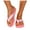 Pink, variant on Beach Flip Flops for Women 2025 Summer Casual Stripe Memory Foam Platform Thongs Slip on Slippers Sandals