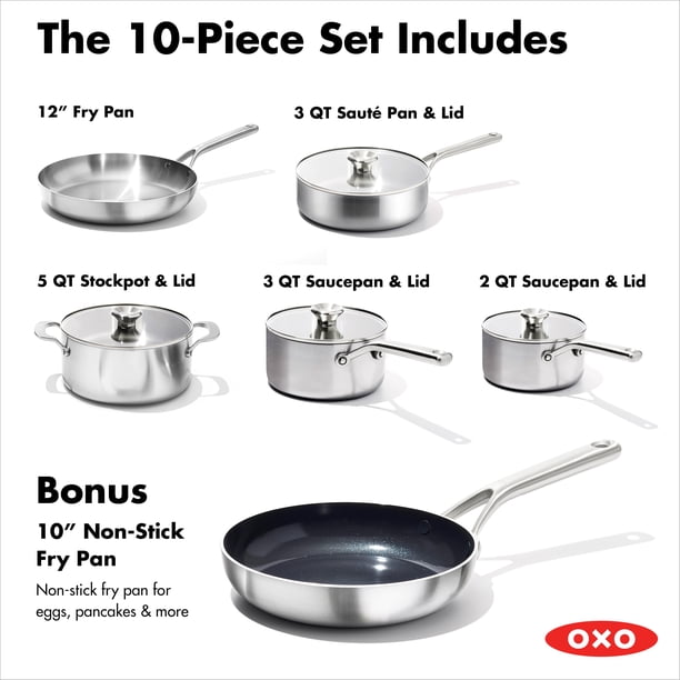 OXO Mira 10-Piece Set - Cookware racks for retail - Walmart