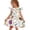 White, variant on Grblisyd Back to School Clothes Girls' Dresses Cute Pencil Print Flutter Sleeve A Line Dress Summer First Day of School Outfits 2-8Y