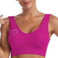thumbnail image 6 of Kctiaxy Tank Top with Built in Bra for Women Wireless Yoga Sports Bras Seamless Push Up Breathable Comfortable Everyday Bra Summer Deal, 6 of 7
