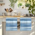 thumbnail image 4 of Light Blue Grey Kitchen Towels Set of 3, Abstract Art Oil Painting Blue Ombre Absorbent Dish Towels for Kitchen, Microfiber Hand Towel, Quick Drying Tea Towel for Cleaning Decorative Dishcloths, 4 of 7