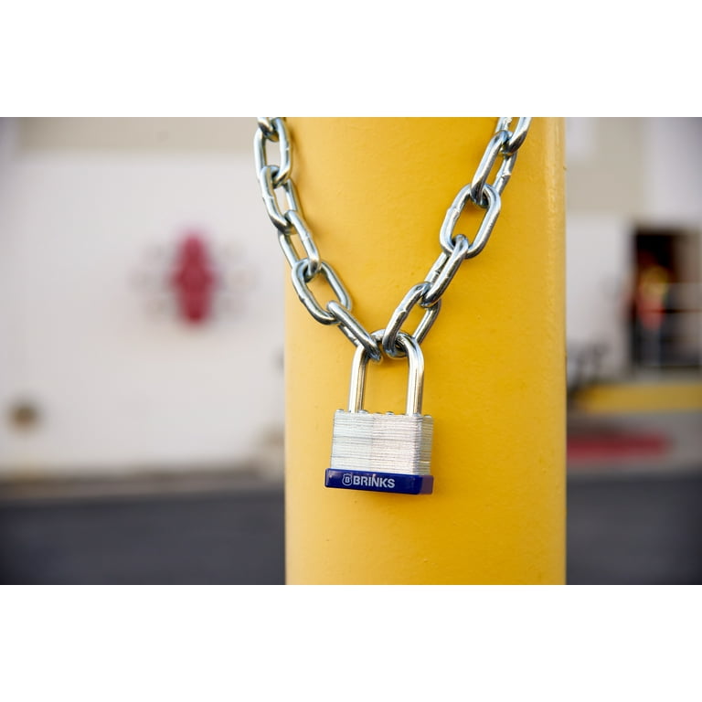 Brinks Laminated Steel 50mm Keyed Padlock with 1 1/2in Shackle, 2