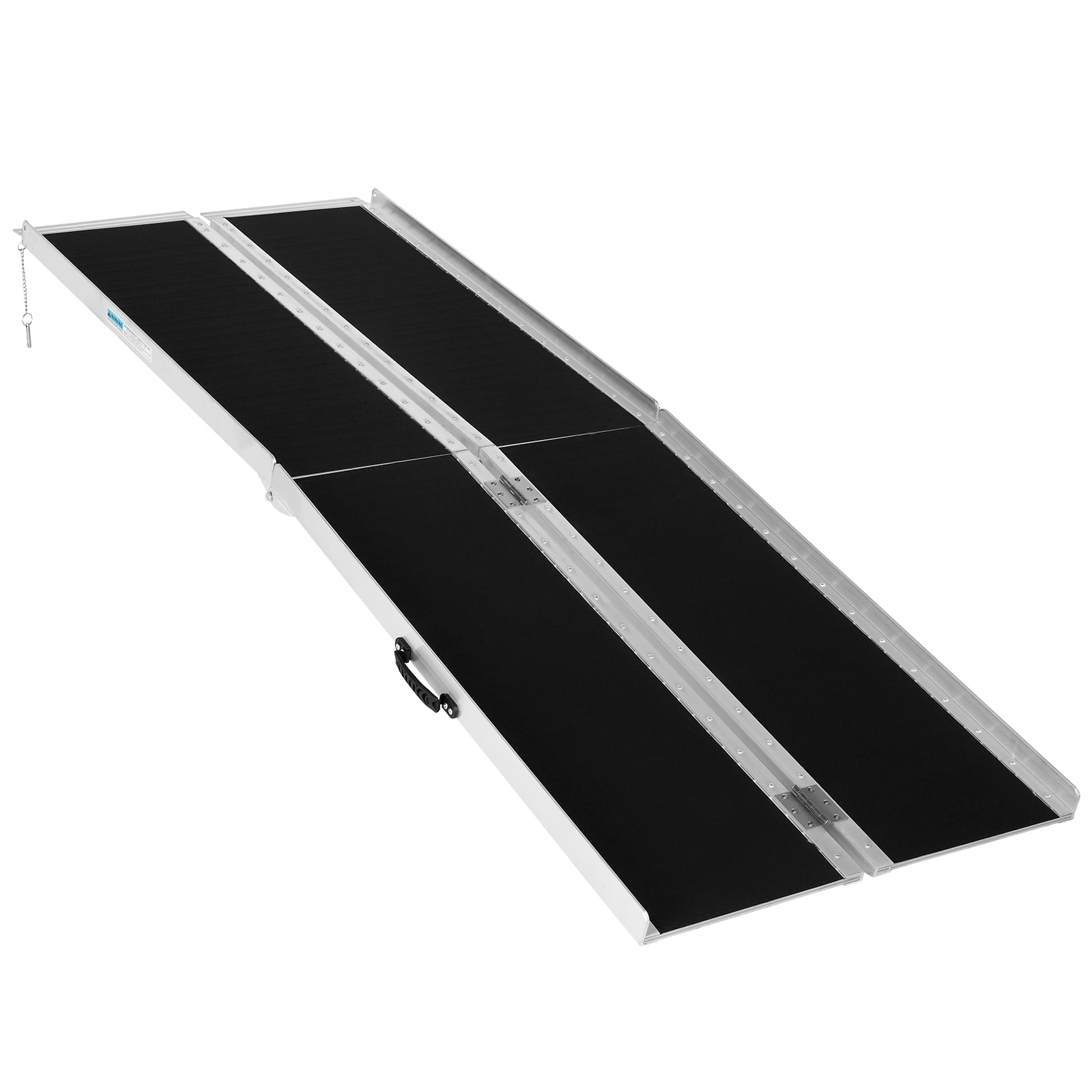 7FT NonSkid Extra Wide Aluminum Foldable Wheelchair Ramp, Aluminum Threshold Wheelchair Scooter