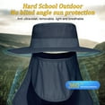 thumbnail image 4 of Fishing Hat, Outdoor UV Sun Protection Wide Brim Hat with Face Cover & Neck Flap, 4 of 5