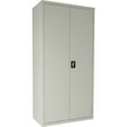 thumbnail image 4 of Lorell 4-shelf Steel Janitorial Cabinet 36" x 18" x 72" - 4 x Shelf(ves) - Hinged Door(s) - Locking System, Welded, Sturdy, Recessed Locking Handle, Durable, Removable Lock, Storage Space, Adjustable, 4 of 6
