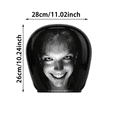 thumbnail image 2 of 2026 New 2Pcs Halloween Ghost Face Headrest Covers for Cars, Scary＆Creepy Car Headrest Covers, High-Resilience Seamless Fit, Machine Washable, Instant Installation for All Cars - G, 2 of 2