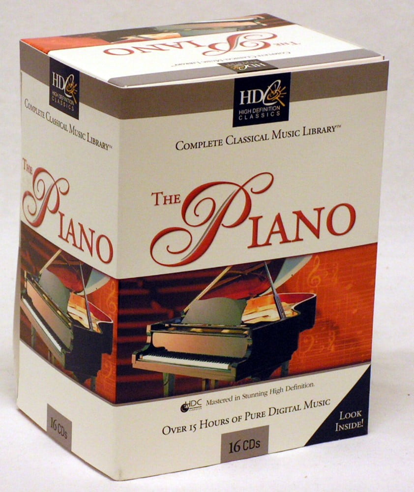 The Piano Complete Classical Music Library 16 Cd Box Set Walmart Com