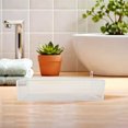 thumbnail image 1 of WEUVEB White Hanging Storage Basket for Shower and Bedside with Rustproof Iron Design, 1 of 7