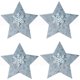thumbnail image 2 of Bolsa para cubiertos navideña con estrella de cinco puntas, decoración navideña de 4 piezas, decoración no navideña, bolsa para cubiertos navideña muy versátil, 2 of 8