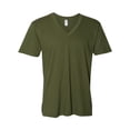thumbnail image 1 of American Apparel Fine Jersey V-Neck Tee, XS, Olive, 1 of 2